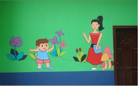 亳州幼儿园形象墙彩绘
